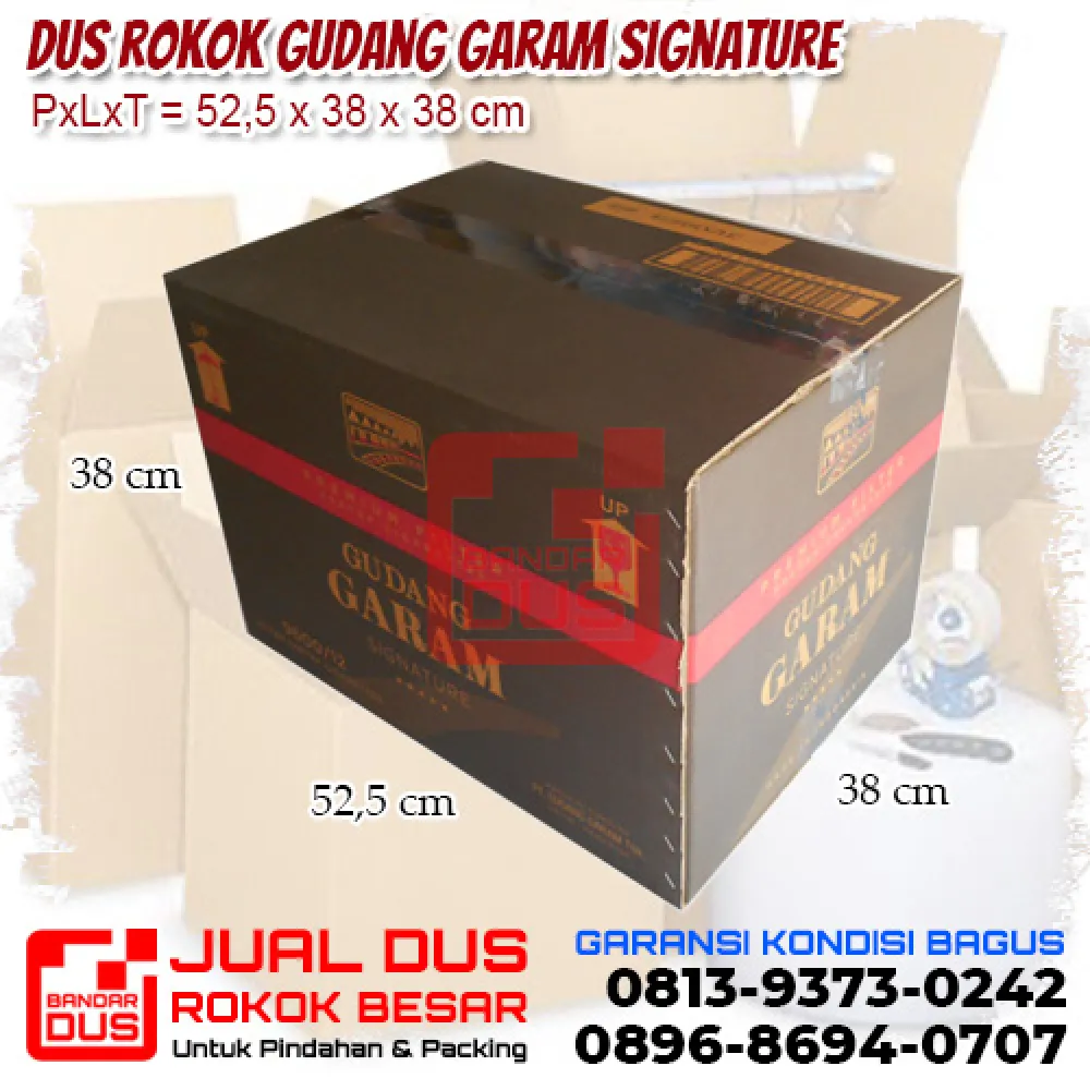 Dus Rokok Gudang Garam Hitam