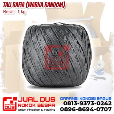 Tali Rafia 1 Kg Warna Random